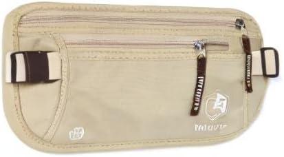 image:imageVENTURE 4TH Money Belt for Travel Hidden UnderClothes RFID Blocking Passport Holder amp Slim Travel Wallet Pouch for Men amp Women to Protect Cash Cards amp Documents Sleek BlueBeige