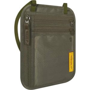 image:imageVENTURE 4TH RFID Blocking Travel Neck Wallet  Security Neck Pouch Passport Holder with Nylon Lining GreenGreen