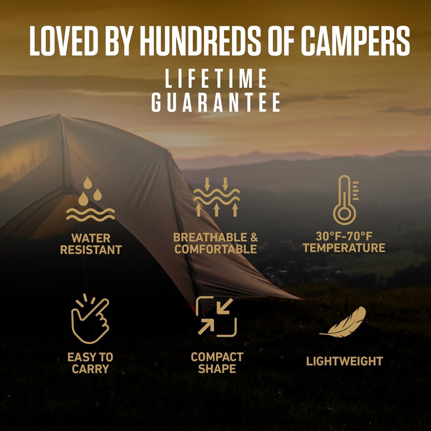 image:imageVENTURE 4TH Backpacking Sleeping Bag XXL Double and Single Sizes Lightweight Warm amp Cold Weather Sleeping Bags for Adults Kids amp Couples Ideal for Hiking Camping amp Outdoor AdventuresBlackSilver