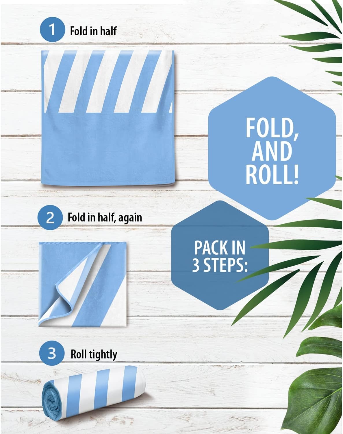image:imageVENTURE 4TH Microfiber Beach Towel QuickDry Compact SandFree Absorbent Sandproof and Lightweight Perfect for Camping Beach and Roadtrips Navy Turtle Design 35x78 inchesSky Blue