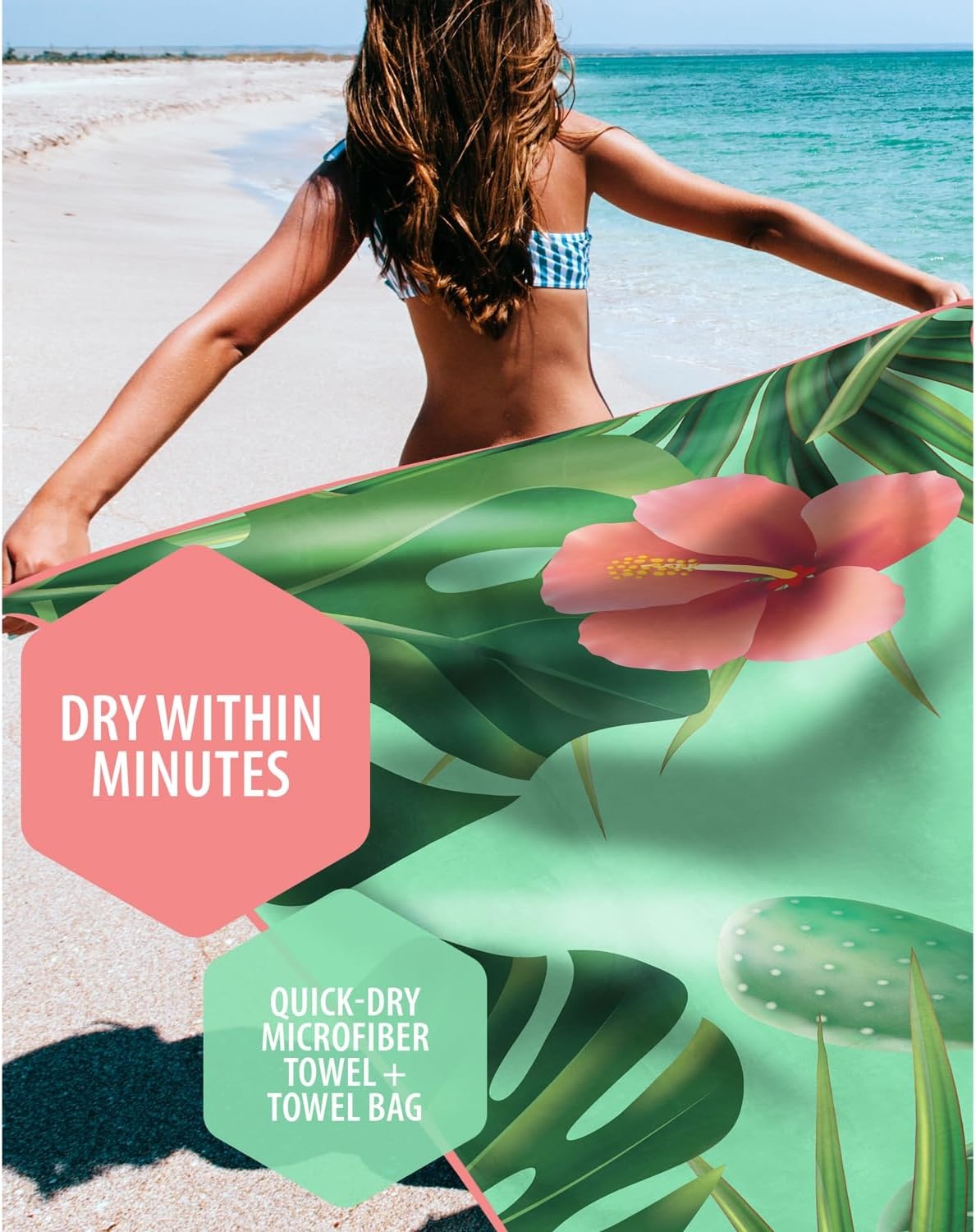 image:imageVENTURE 4TH Microfiber Beach Towel QuickDry Compact SandFree Absorbent Sandproof and Lightweight Perfect for Camping Beach and Roadtrips Navy Turtle Design 35x78 inchesTropical Scent